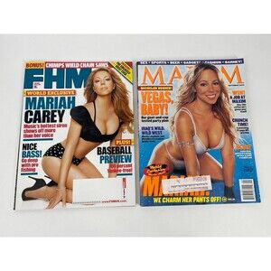 Mariah Carey Magazine Lot Maxim FHM Y2K Pop Diva Covers